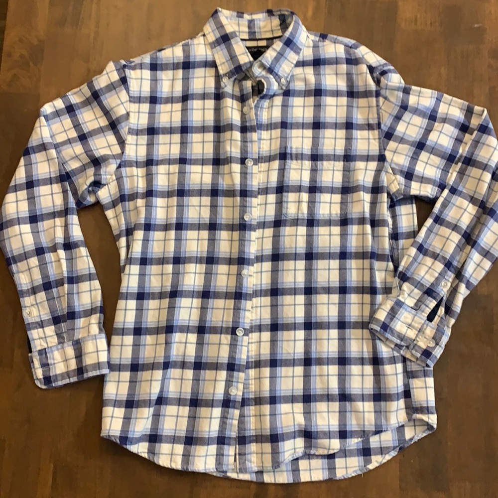 Lands End - Plaid Button Down - Traditional Fit